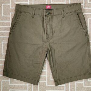 Levi's Men's Shorts - Size 34 - 9" Inseam - Green - "XX Chino" Style - Like New